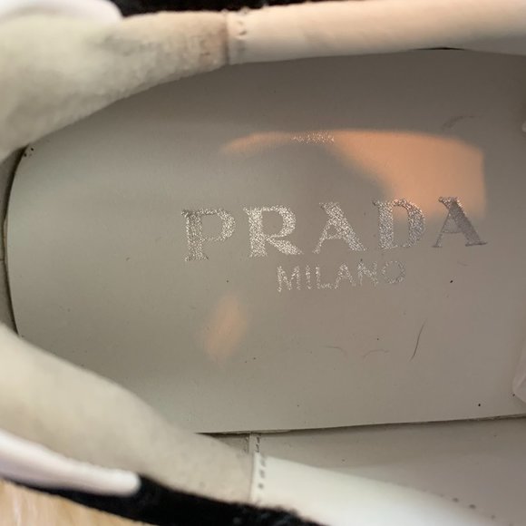 Prada Black and White Sneakers - Picture 3 of 4